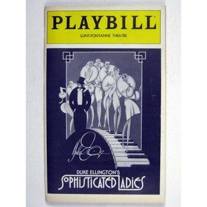 Duke Ellington Ladies Playbill April 1981 Gregory Hines Jamison Hinton Battle